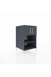 Kronos Komodin 2 Raflı 2 Kapaklı 60x59x96 Antrasit-Antrasit