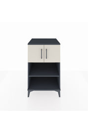 Kronos Komodin 2 Raflı 2 Kapaklı 60x59x96 Antrasit-Aytaşı