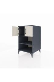 Kronos Komodin 2 Raflı 2 Kapaklı 60x59x96 Antrasit-Aytaşı