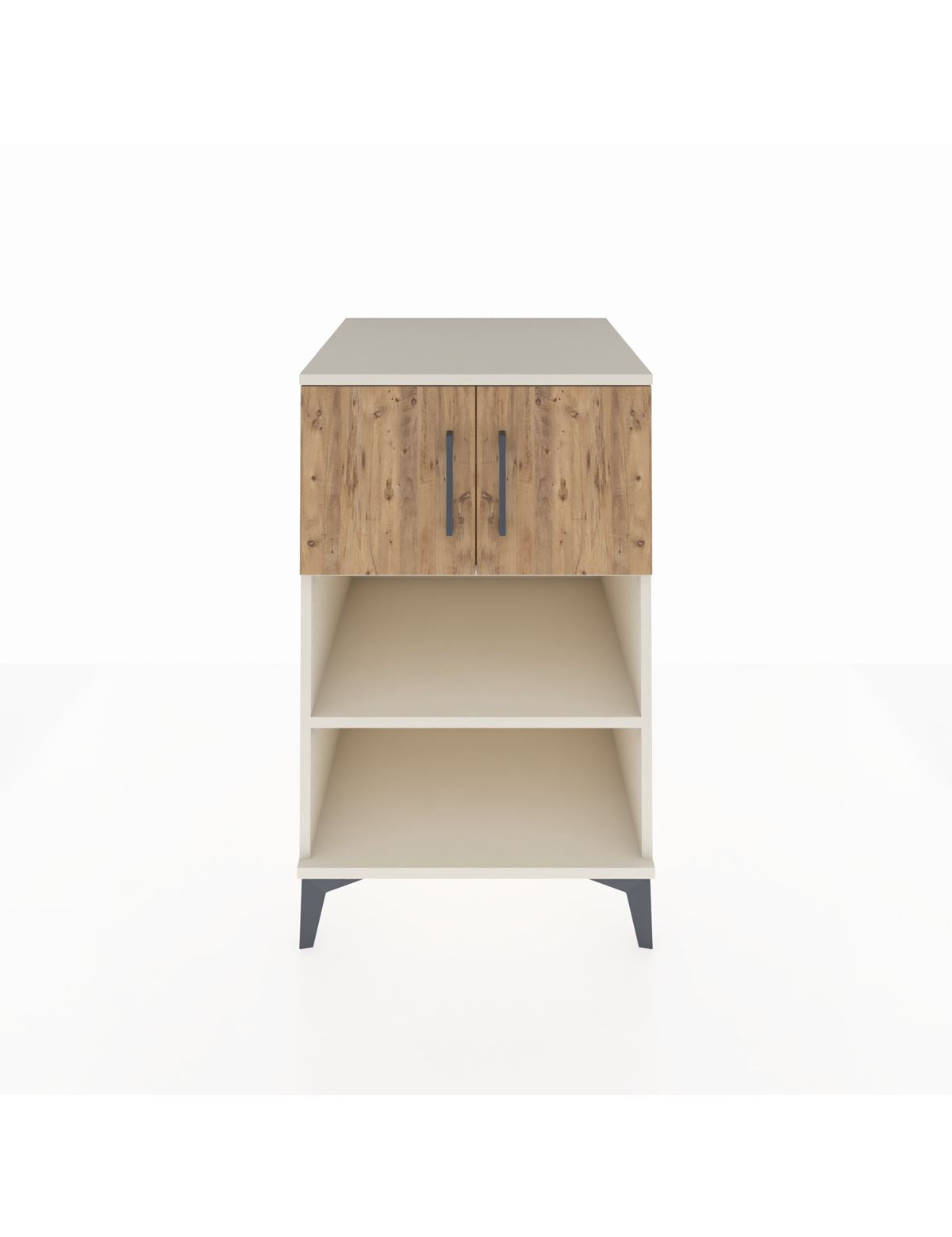 Kronos Komodin 2 Raflı 2 Kapaklı 60x59x96 Aytaşı-Çam