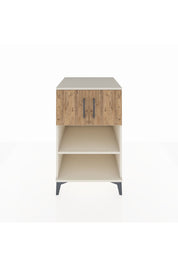 Kronos Komodin 2 Raflı 2 Kapaklı 60x59x96 Aytaşı-Çam