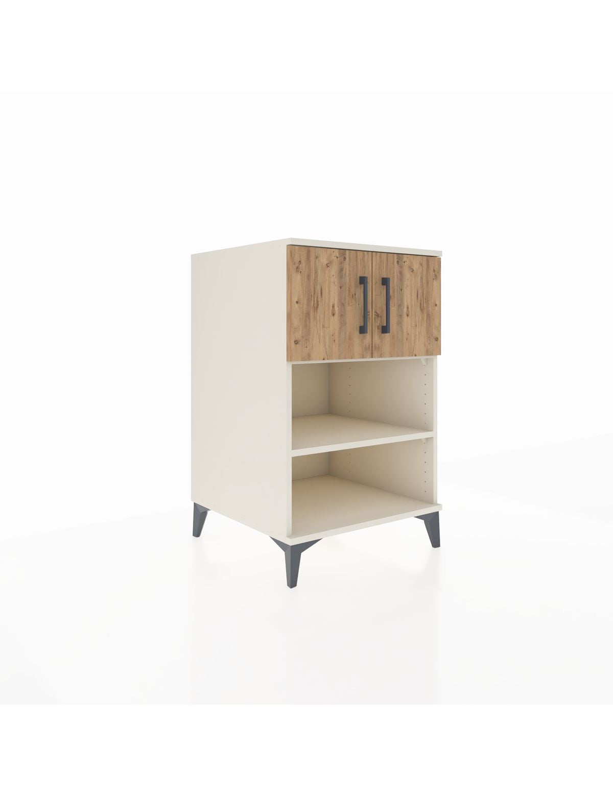 Kronos Komodin 2 Raflı 2 Kapaklı 60x59x96 Aytaşı-Çam