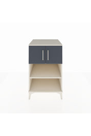 Kronos Komodin 2 Raflı 2 Kapaklı 60x59x96 Aytaşı-Antrasit