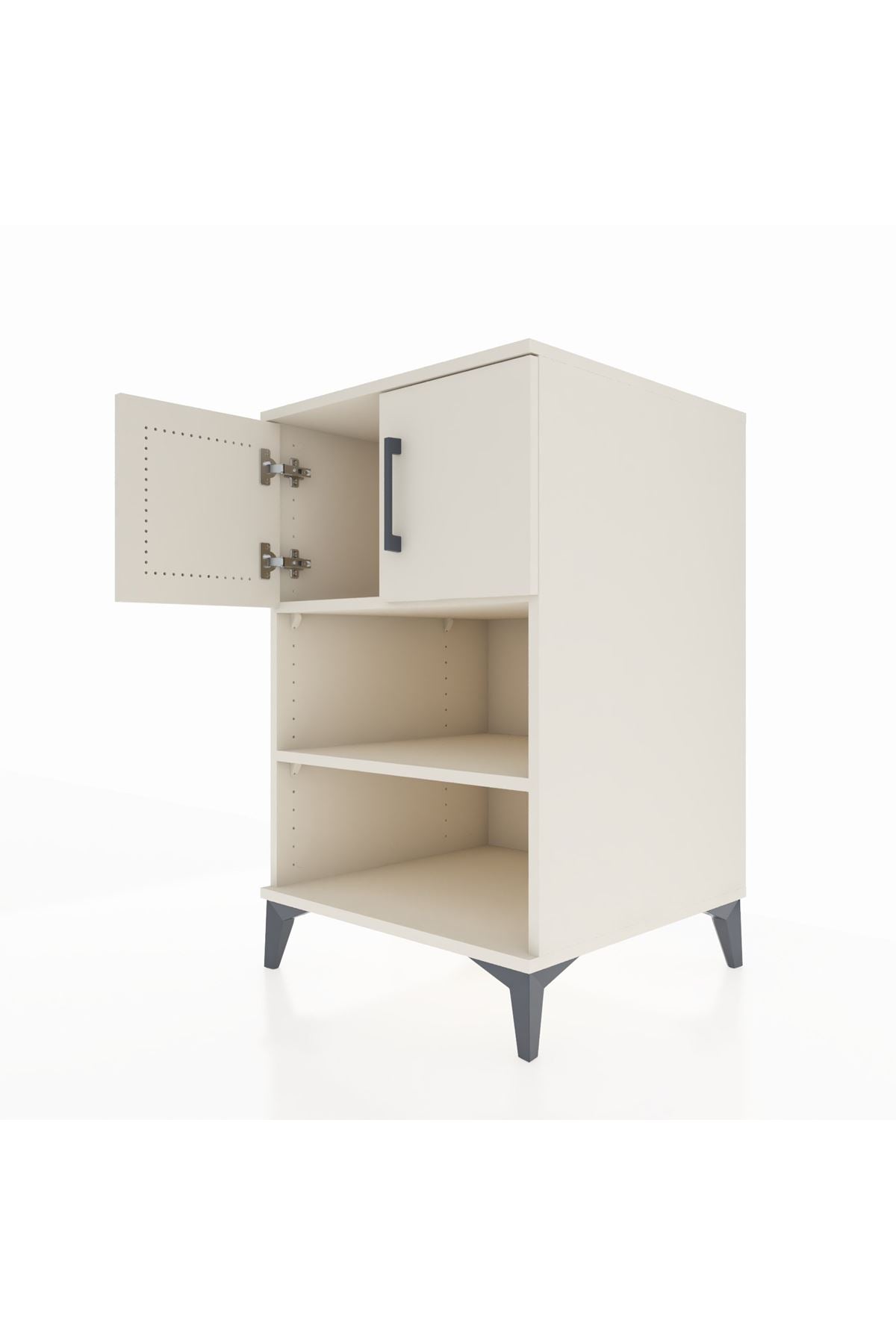 Kronos Komodin 2 Raflı 2 Kapaklı 60x59x96 Aytaşı-Aytaşı