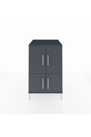 Kronos Komodin 2 Raflı 4 Kapaklı 60x59x96 Antrasit-Antrasit