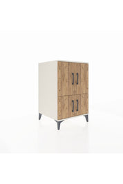 Kronos Komodin 2 Raflı 4 Kapaklı 60x59x96 Aytaşı-Çam