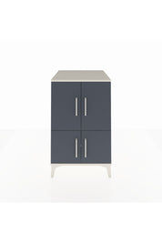 Kronos Komodin 2 Raflı 4 Kapaklı 60x59x96 Aytaşı-Antrasit