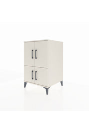 Kronos Komodin 2 Raflı 4 Kapaklı 60x59x96 Aytaşı-Aytaşı