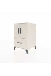 Kronos Komodin 2 Raflı Tek Çekmeceli 2 Kapaklı 60x59x96 Aytaşı-Aytaşı