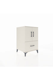 Kronos Komodin 2 Raflı Tek Çekmeceli 2 Kapaklı 60x59x96 Aytaşı-Aytaşı