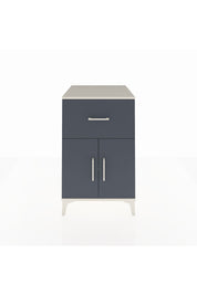 Kronos Komodin Tek Raflı Tek Çekmeceli 2 Kapaklı 60x59x96 Aytaşı-Antrasit
