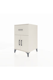 Kronos Komodin Tek Raflı Tek Çekmeceli 2 Kapaklı 60x59x96 Aytaşı-Aytaşı