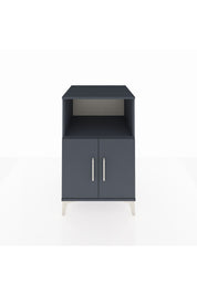 Kronos Komodin 2 Raflı 2 Kapaklı 60x59x96 Antrasit-Antrasit