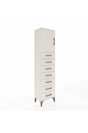 Arges Dolap 2 Raflı 7 Çekmeceli Tek Kapaklı 44x30x182 Aytaşı-Aytaşı