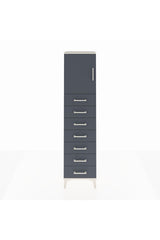 Arges Dolap 2 Raflı 7 Çekmeceli Tek Kapaklı 44x30x182
