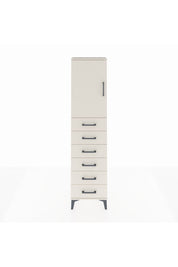 Arges Dolap 2 Raflı 6 Çekmeceli Tek Kapaklı 44x30x182 Aytaşı-Aytaşı