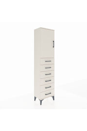 Arges Dolap 2 Raflı 6 Çekmeceli Tek Kapaklı 44x30x182 Aytaşı-Aytaşı