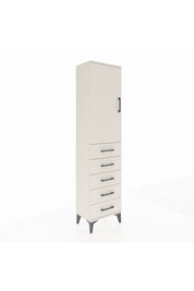 Arges Dolap 2 Raflı 5 Çekmeceli Tek Kapaklı 44x30x182 Aytaşı-Aytaşı