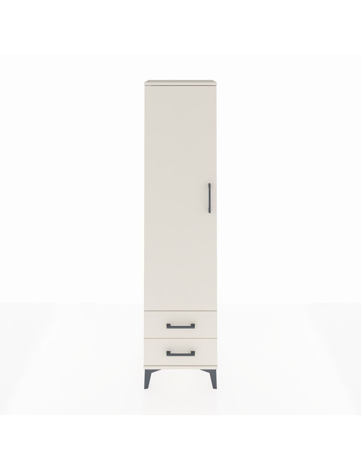 Arges Dolap 5 Raflı 2 Çekmeceli Tek Kapaklı 44x30x182 Aytaşı-Aytaşı