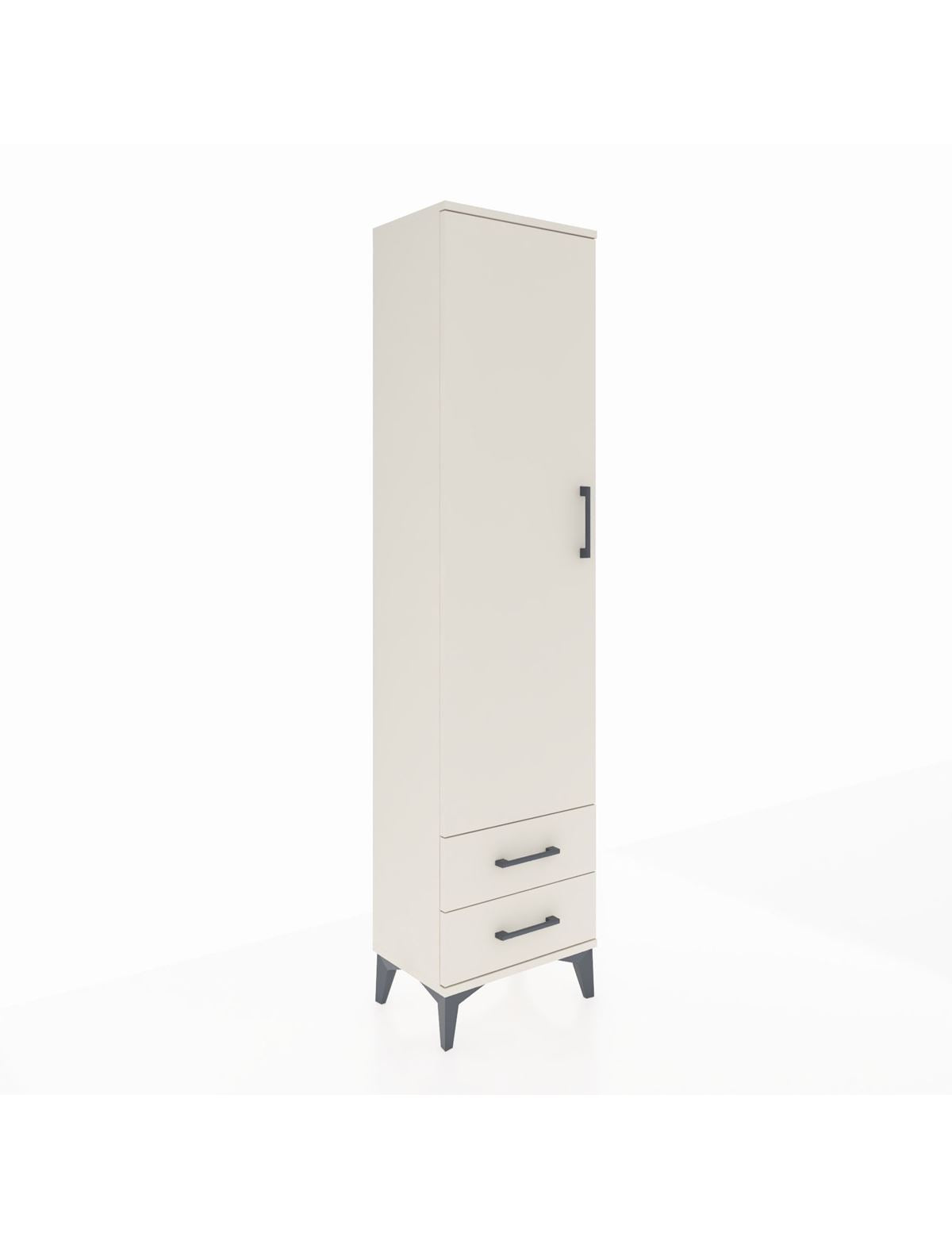 Arges Dolap 5 Raflı 2 Çekmeceli Tek Kapaklı 44x30x182 Aytaşı-Aytaşı