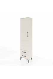 Arges Dolap 5 Raflı 2 Çekmeceli Tek Kapaklı 44x30x182 Aytaşı-Aytaşı