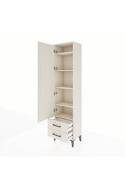 Arges Dolap 5 Raflı 2 Çekmeceli Tek Kapaklı 44x30x182 - S22M007V1A
