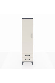 Arges Dolap 5 Raflı 2 Çekmeceli Tek Kapaklı 44x30x182 Antrasit-Aytaşı