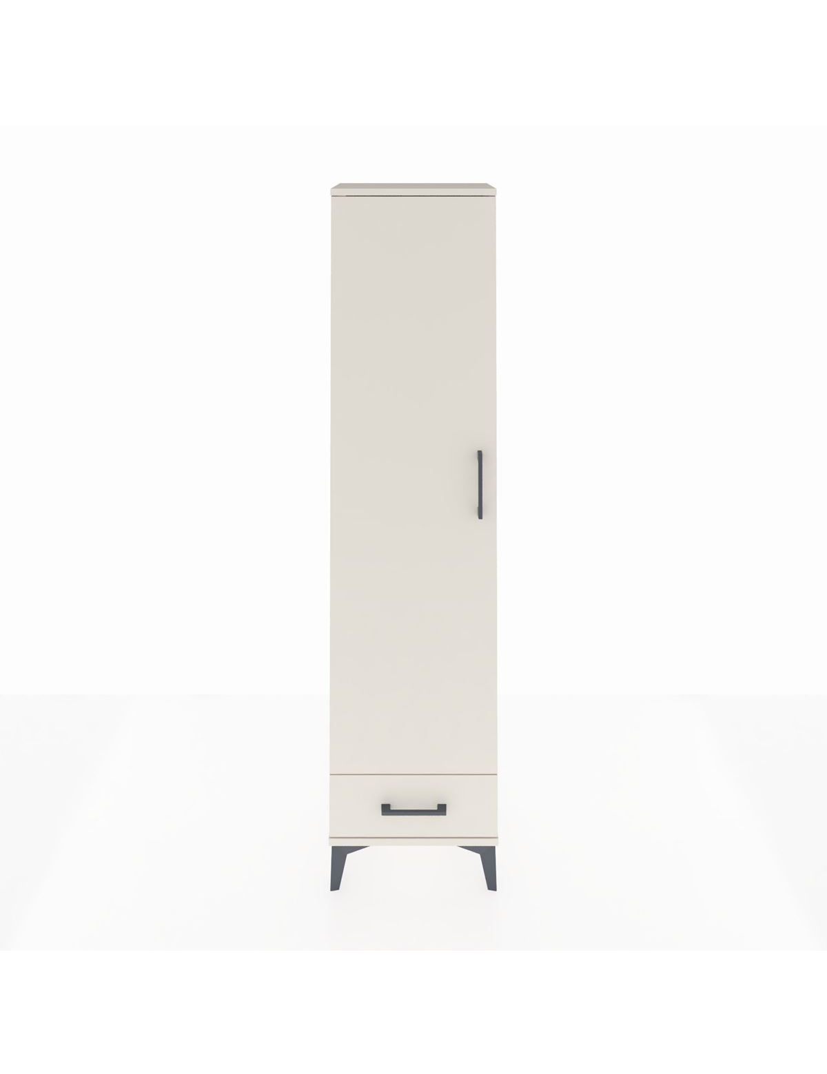 Arges Dolap 5 Raflı Tek Çekmeceli Tek Kapaklı 44x30x182 Aytaşı-Aytaşı