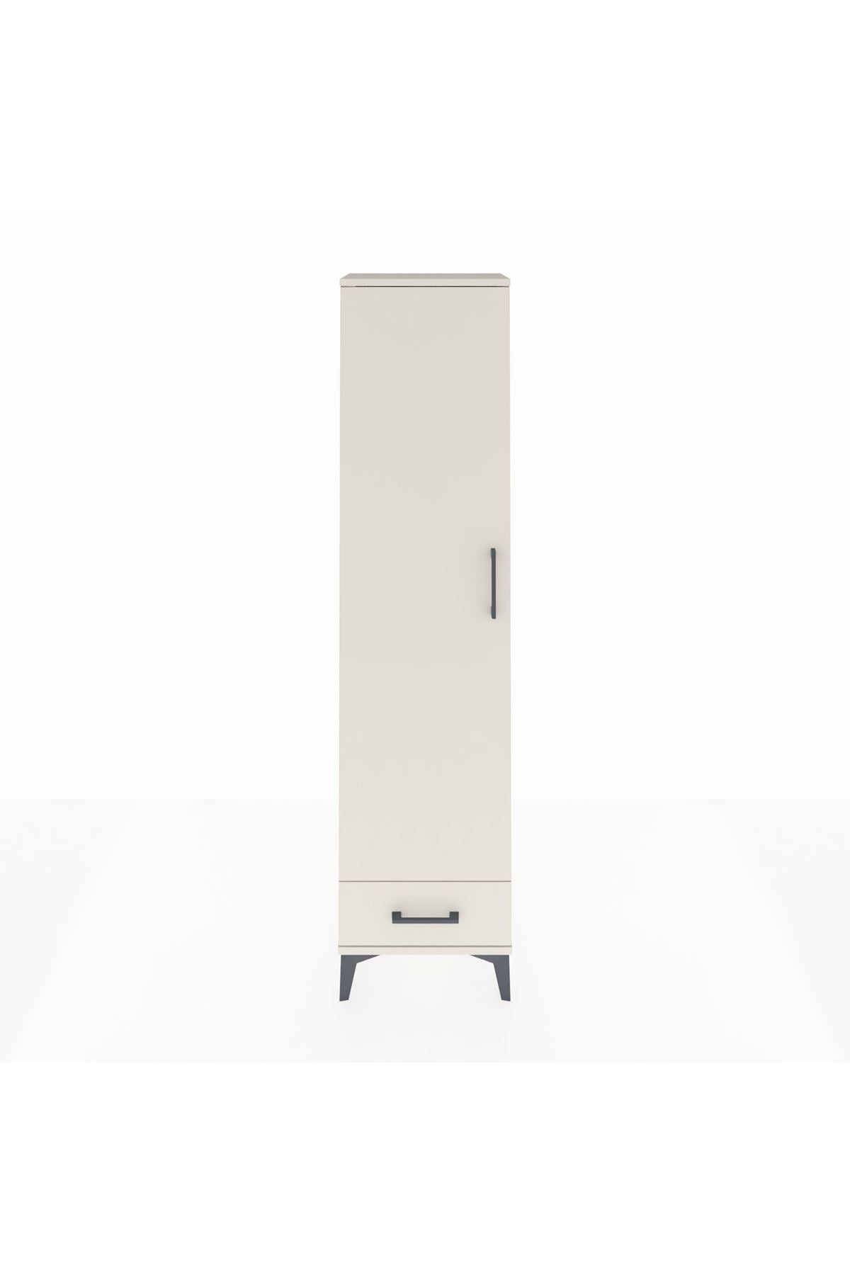 Arges Dolap 5 Raflı Tek Çekmeceli Tek Kapaklı 44x30x182 Aytaşı-Aytaşı