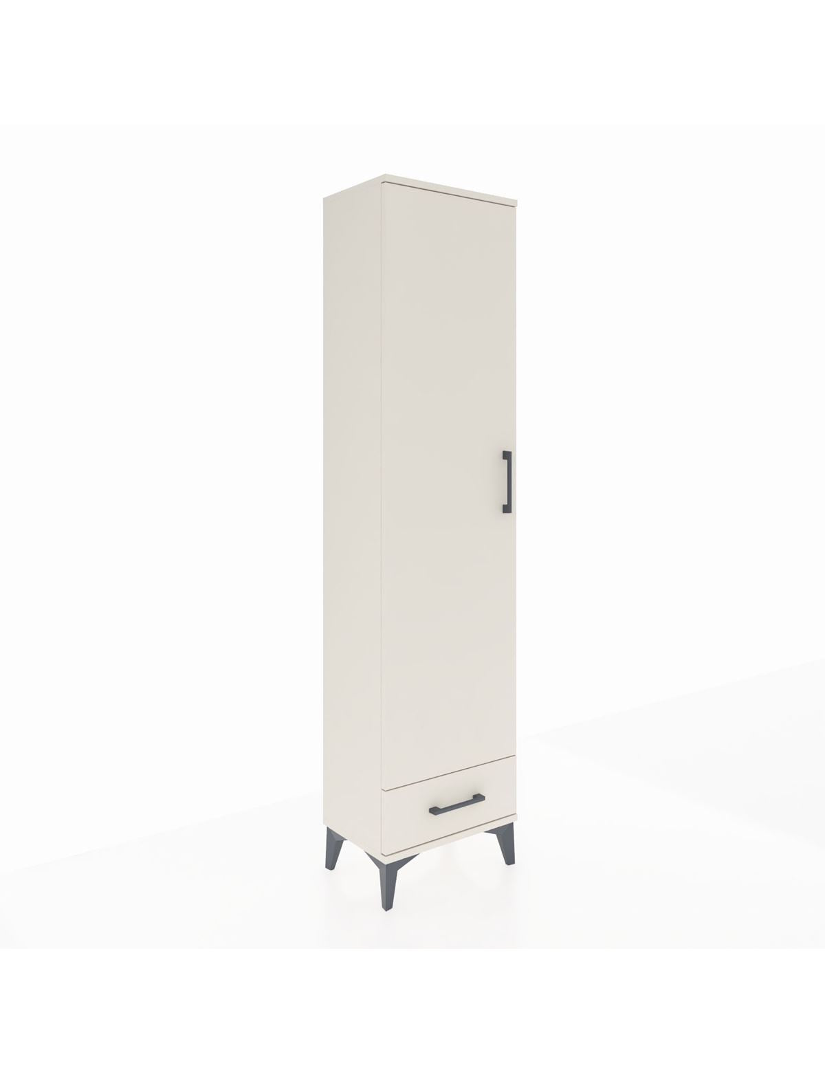 Arges Dolap 5 Raflı Tek Çekmeceli Tek Kapaklı 44x30x182 Aytaşı-Aytaşı