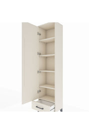 Arges Dolap 5 Raflı Tek Çekmeceli Tek Kapaklı 44x30x182 Aytaşı-Aytaşı