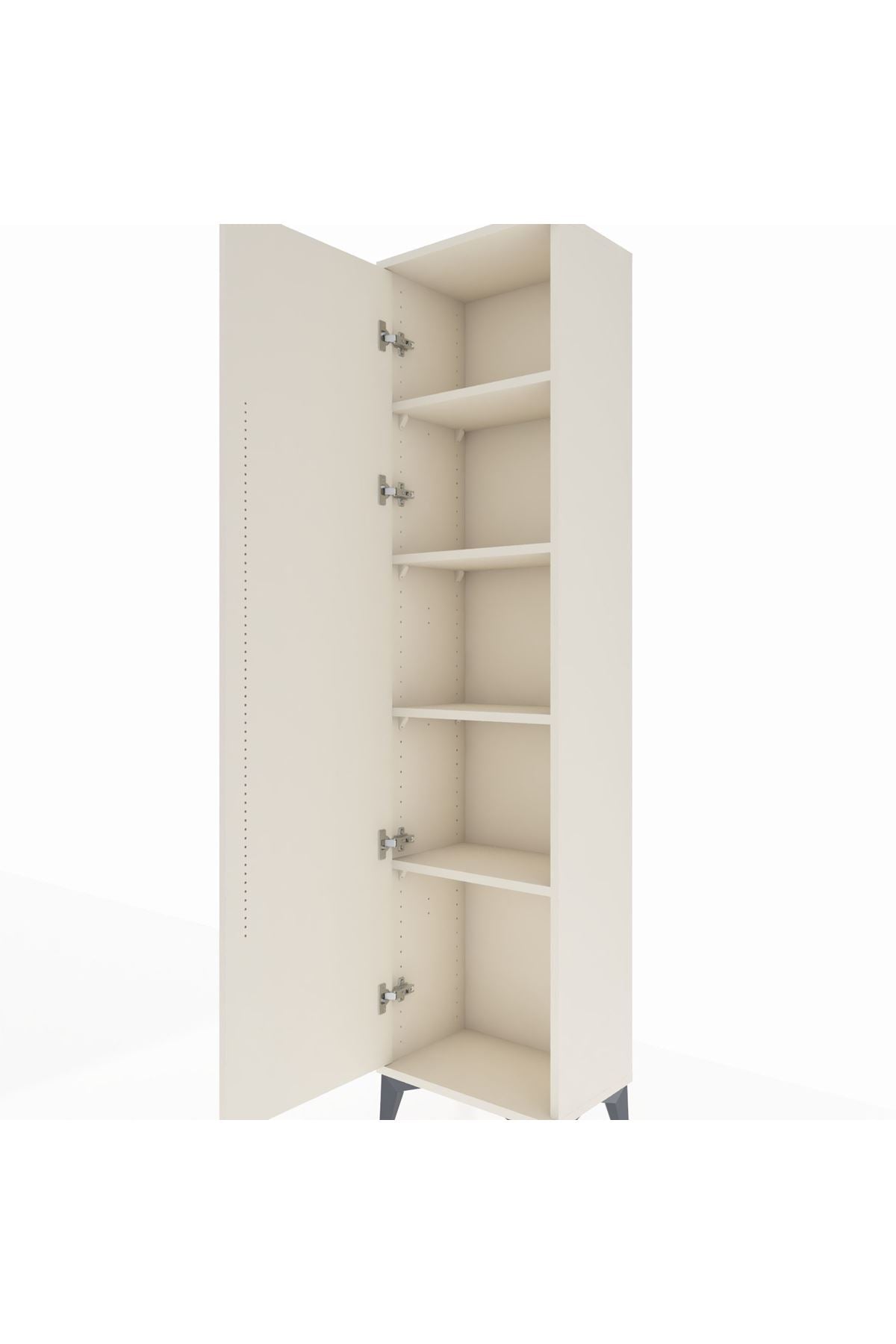 Arges Dolap 4 Raflı Tek Kapaklı 44x30x182 Aytaşı-Aytaşı