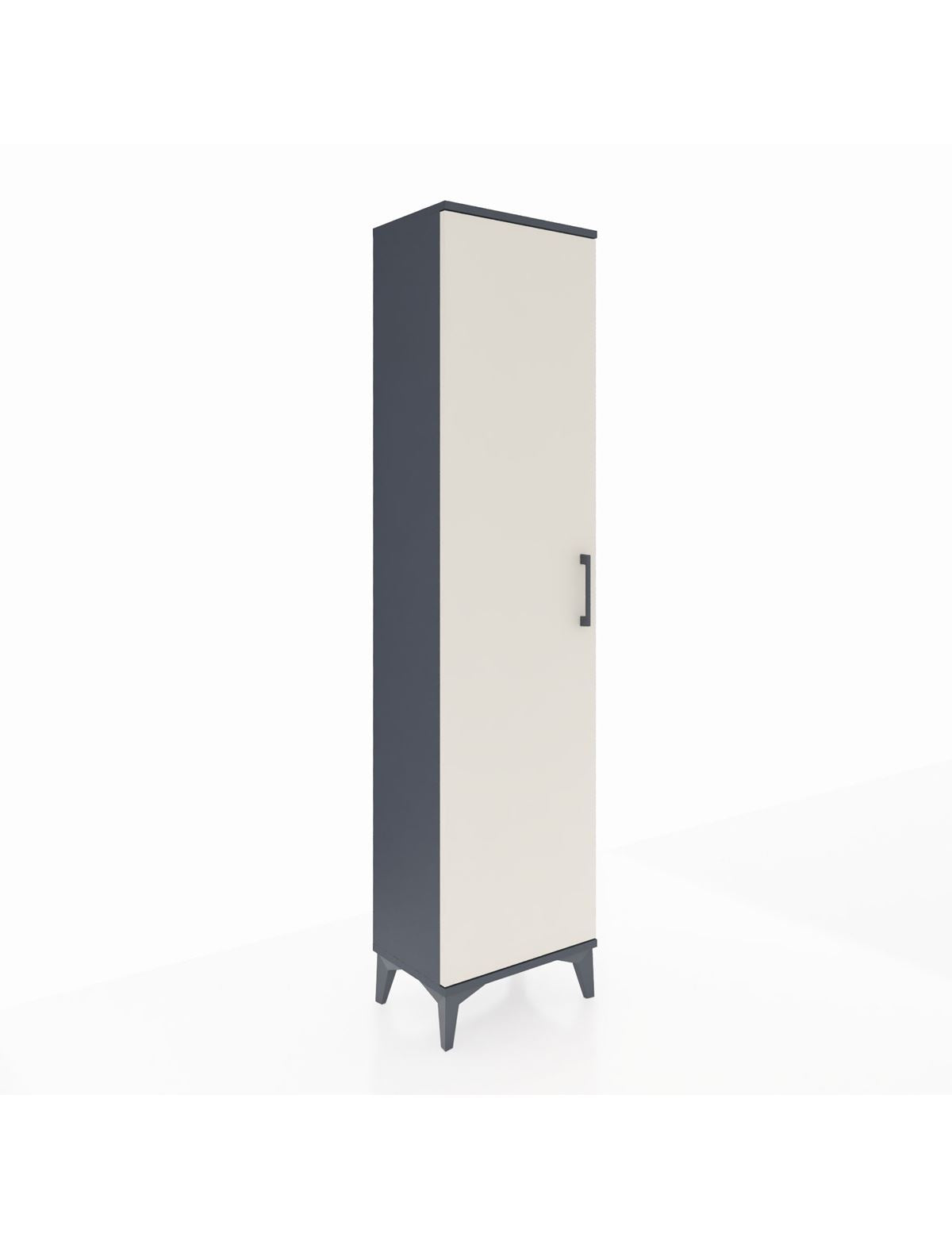 Arges Dolap 4 Raflı Tek Kapaklı 44x30x182 Antrasit-Aytaşı