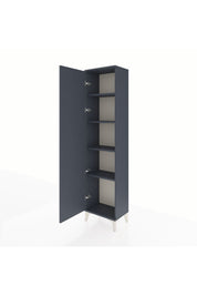 Arges Dolap 4 Raflı Tek Kapaklı 44x30x182 Antrasit-Antrasit