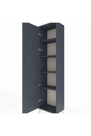 Arges Dolap 4 Raflı Tek Kapaklı 44x30x182 Antrasit-Antrasit
