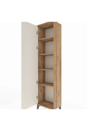 Arges Dolap 4 Raflı Tek Kapaklı 44x30x182 Çam-Aytaşı