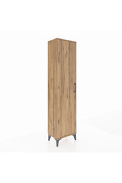 Arges Dolap 4 Raflı Tek Kapaklı 44x30x182 Çam-Çam