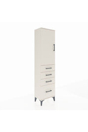 Arges Dolap 2 Raflı 4 Çekmeceli Tek Kapaklı 44x30x182 Aytaşı-Aytaşı