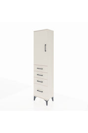 Arges Dolap 2 Raflı 4 Çekmeceli Tek Kapaklı 44x30x182 Aytaşı-Aytaşı