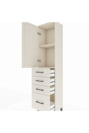 Arges Dolap 2 Raflı 4 Çekmeceli Tek Kapaklı 44x30x182 Aytaşı-Aytaşı