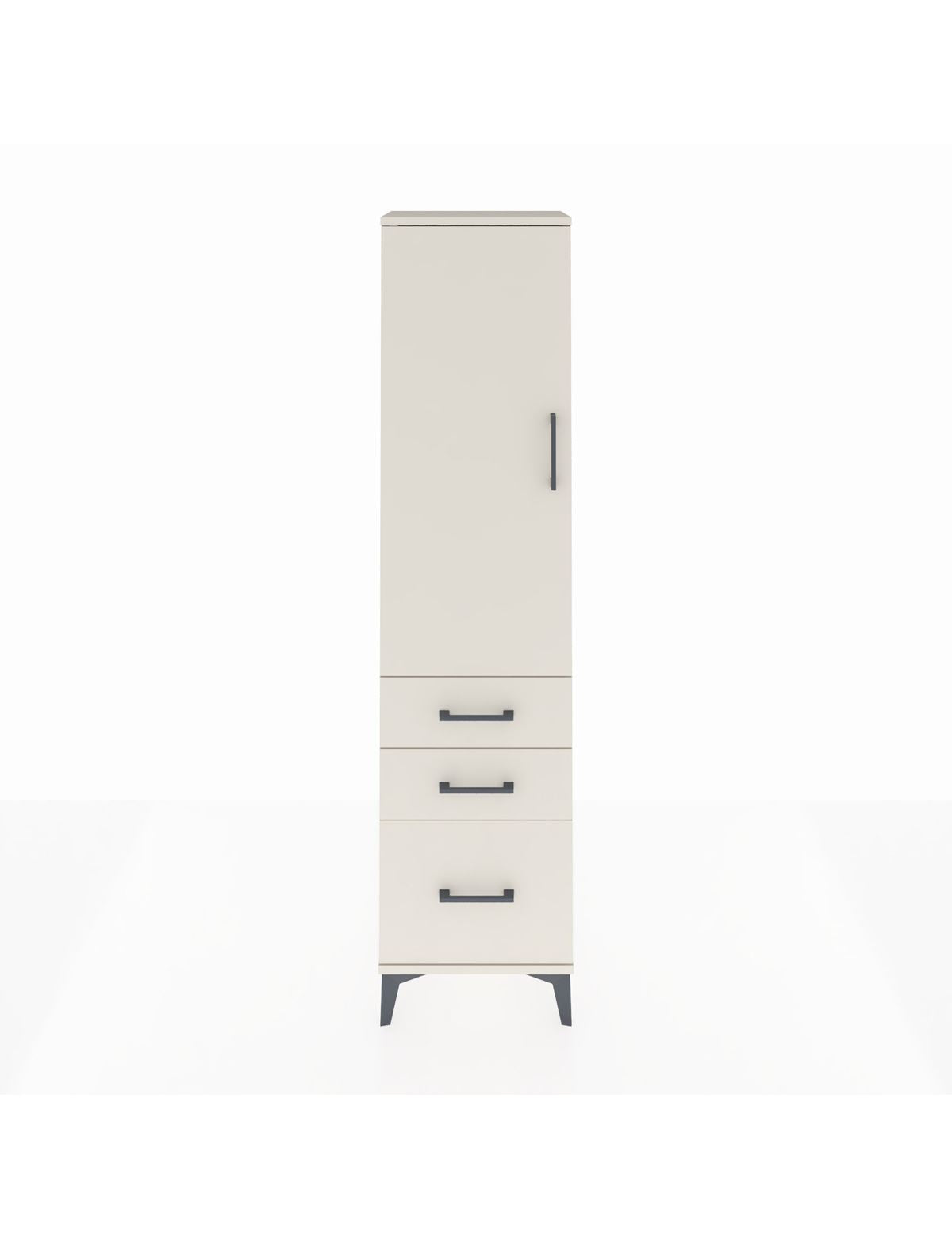 Arges Dolap 2 Raflı 3 Çekmeceli Tek Kapaklı 44x30x182 Aytaşı-Aytaşı