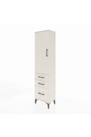 Arges Dolap 2 Raflı 3 Çekmeceli Tek Kapaklı 44x30x182 Aytaşı-Aytaşı