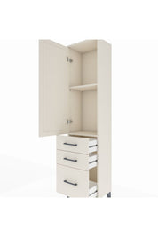 Arges Dolap 2 Raflı 3 Çekmeceli Tek Kapaklı 44x30x182 Aytaşı-Aytaşı