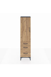 Arges Dolap 2 Raflı 3 Çekmeceli Tek Kapaklı 44x30x182 - S22M014V6A