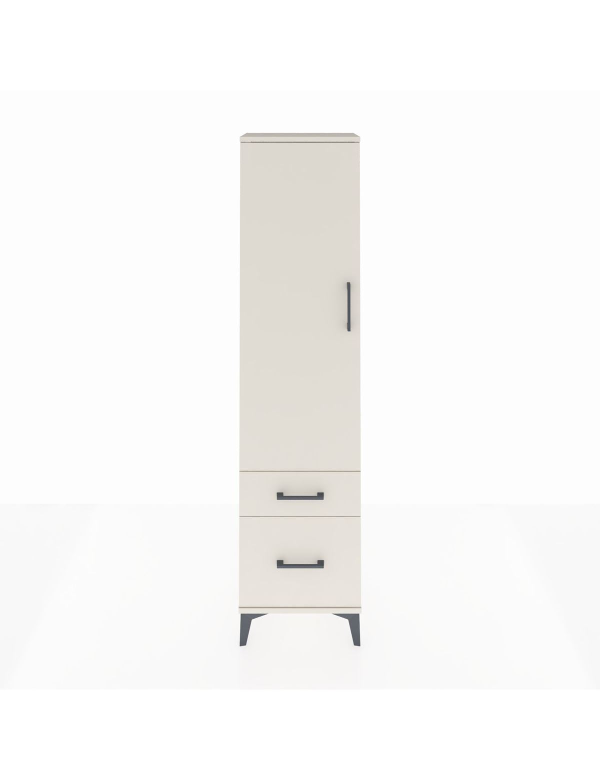 Arges Dolap 2 Raflı 2 Çekmeceli Tek Kapaklı 44x30x182 Aytaşı-Aytaşı