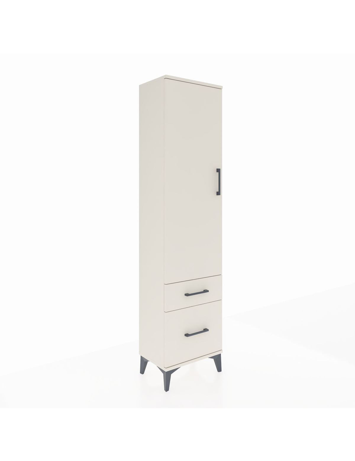 Arges Dolap 2 Raflı 2 Çekmeceli Tek Kapaklı 44x30x182 Aytaşı-Aytaşı