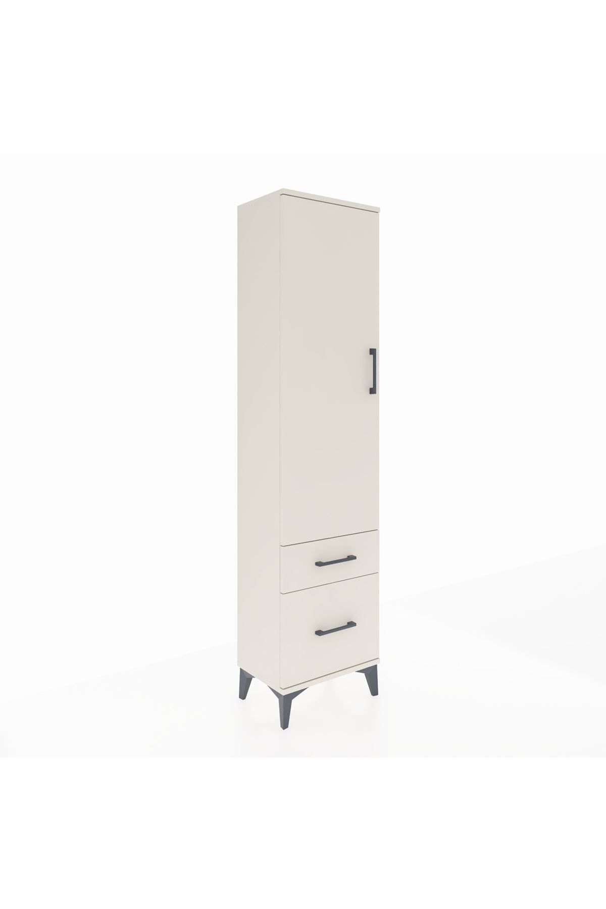 Arges Dolap 2 Raflı 2 Çekmeceli Tek Kapaklı 44x30x182 Aytaşı-Aytaşı