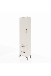 Arges Dolap 2 Raflı 2 Çekmeceli Tek Kapaklı 44x30x182 Aytaşı-Aytaşı