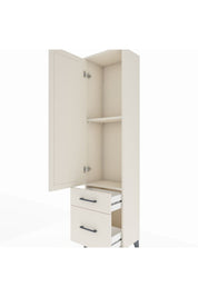 Arges Dolap 2 Raflı 2 Çekmeceli Tek Kapaklı 44x30x182 Aytaşı-Aytaşı