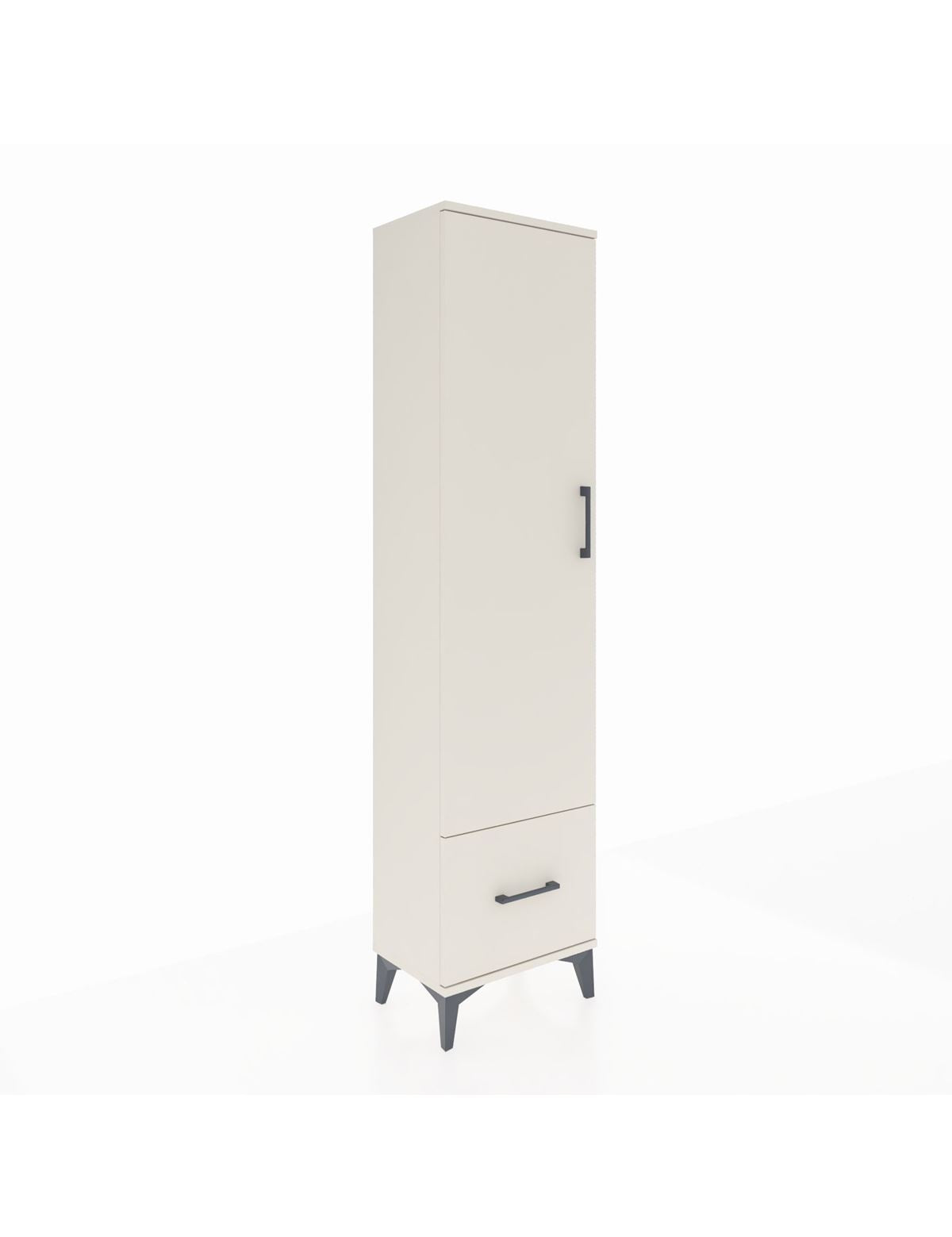 Arges Dolap 5 Raflı Tek Çekmeceli Tek Kapaklı 44x30x182 Aytaşı-Aytaşı